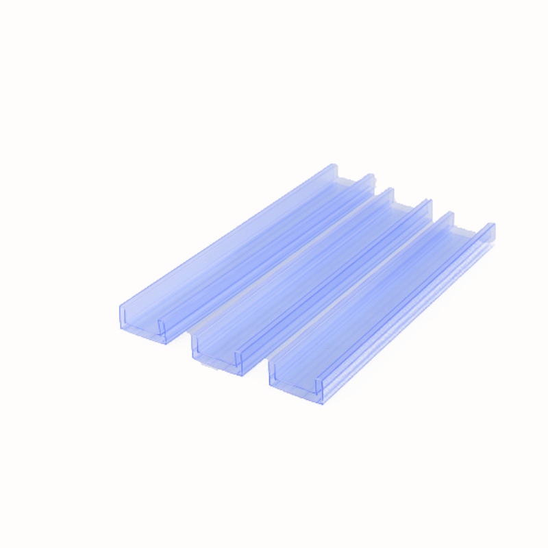 Transparent PVC packaging tube transparent electronic components IC tube
